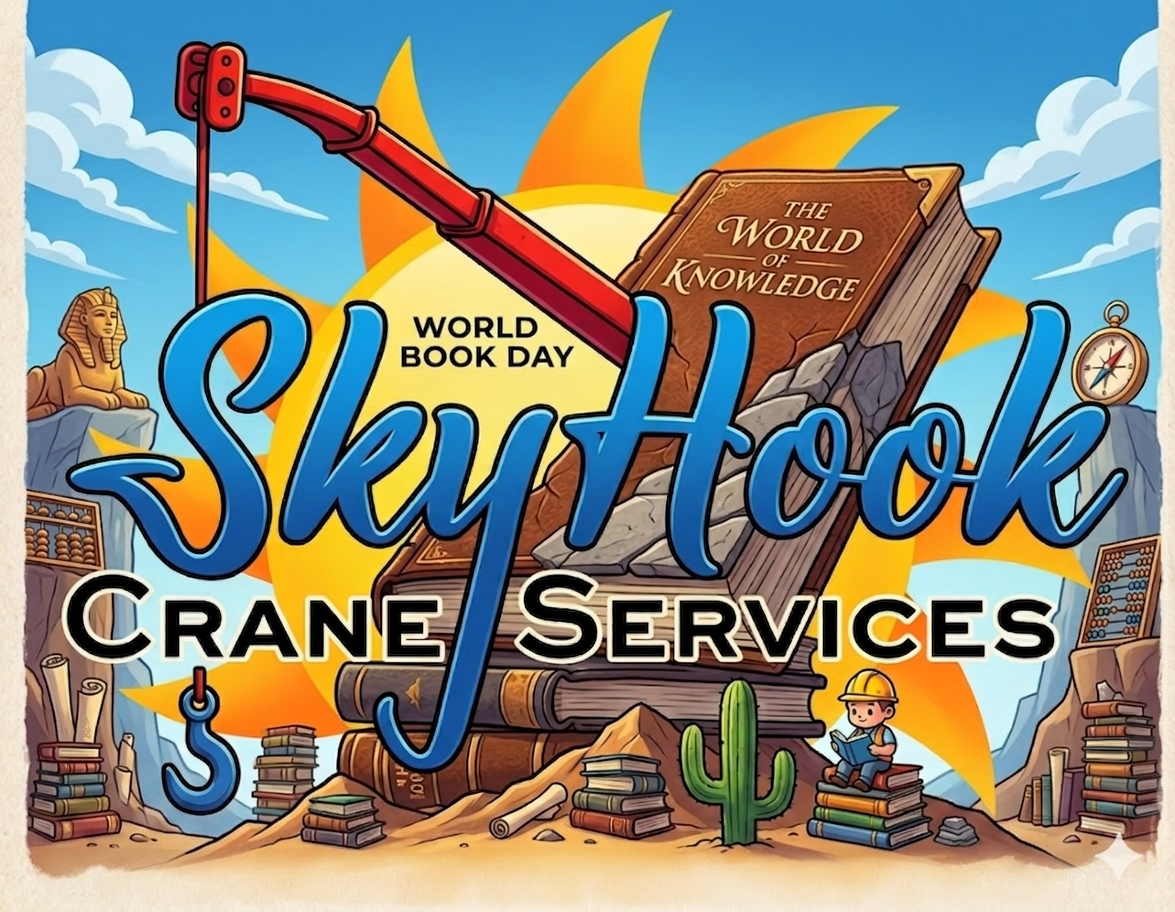Celebrating World Book Day with SkyHook Cranes