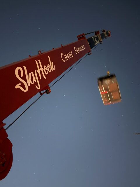 Late-Night Crane Lifts for HVAC Replacements